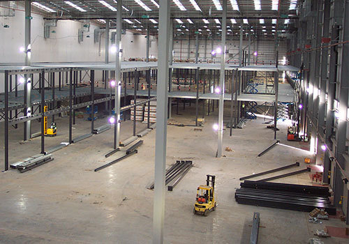 Warehouse mezzanine floor