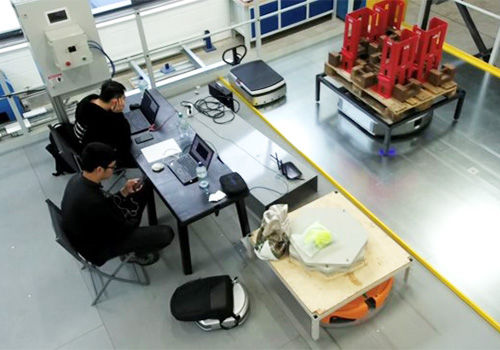 MiTek mezzanine decking testing for robotics