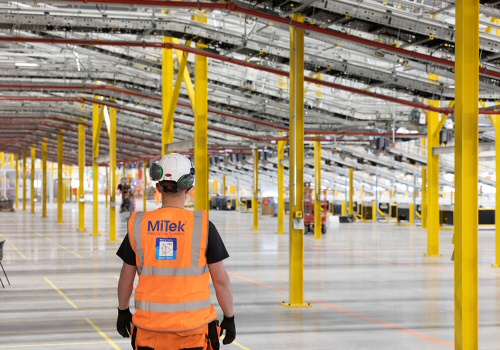 MiTek Site Manager in large warehouse